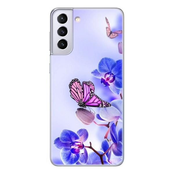 Boxface Silicone Case Samsung Galaxy G996 S21 Plus Orchids and Butterflies 41718-up673 - зображення 1