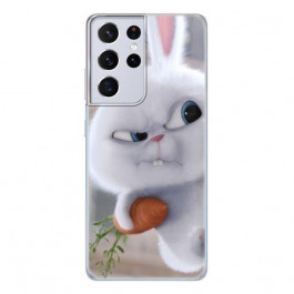 Boxface Silicone Case Samsung Galaxy G998 S21 Ultra Rabbit Snowball 41719-up1116