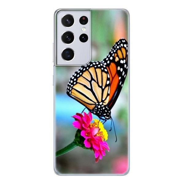 Boxface Silicone Case Samsung Galaxy G998 S21 Ultra Butterfly 41719-up1321 - зображення 1