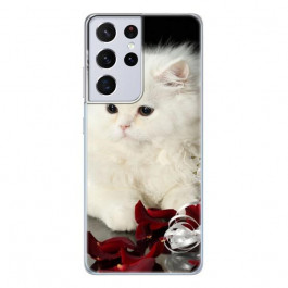 Boxface Silicone Case Samsung Galaxy G998 S21 Ultra Fluffy Cat 41719-up246