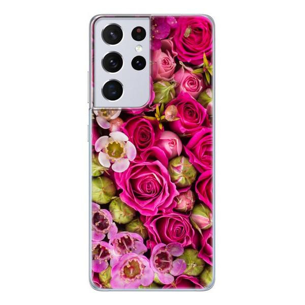 Boxface Silicone Case Samsung Galaxy G998 S21 Ultra Rose 41719-up999 - зображення 1