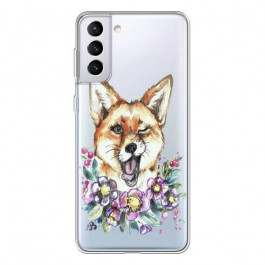 Boxface Silicone Case Samsung Galaxy G998 S21 Ultra Winking Fox 41731-cc13