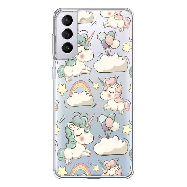 Boxface Silicone Case Samsung Galaxy G998 S21 Ultra Unicorns 41731-cc2 - зображення 1