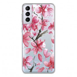 Boxface Silicone Case Samsung Galaxy G998 S21 Ultra Pink Magnolia 41731-cc37