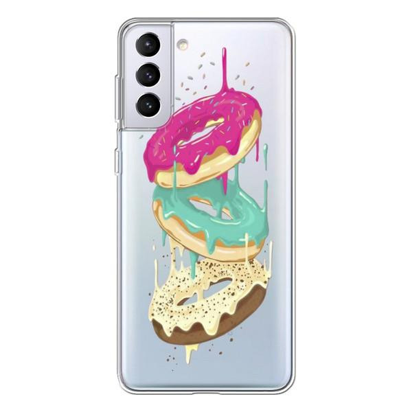 Boxface Silicone Case Samsung Galaxy G998 S21 Ultra Donuts 41731-cc7 - зображення 1