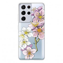 Boxface Silicone Case Samsung Galaxy G998 S21 Ultra Cherry Blossom 41776-cc4
