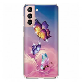 Boxface Silicone Case Samsung Galaxy G991 S21 Butterflies 941710-rs19