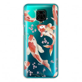 Boxface Silicone Case Xiaomi Redmi Note 9S Japanese Koi Fish 39476-cc3