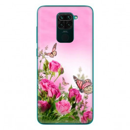   Boxface Silicone Case Xiaomi Redmi Note 9 Flowers 39801-up1000