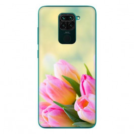   Boxface Silicone Case Xiaomi Redmi Note 9 Bouquet of Tulips 39801-up1062