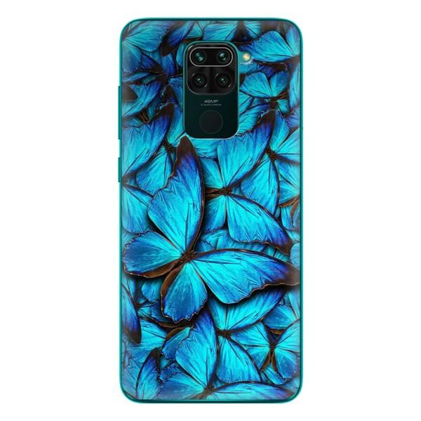 Boxface Silicone Case Xiaomi Redmi Note 9 лазурные бабочки 39801-up1550 - зображення 1