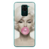 Boxface Silicone Case Xiaomi Redmi Note 9 Marilyn Monroe Bubble Gum 39801-up572 - зображення 1