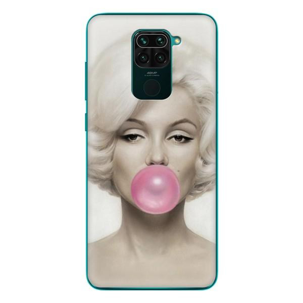 Boxface Silicone Case Xiaomi Redmi Note 9 Marilyn Monroe Bubble Gum 39801-up572 - зображення 1