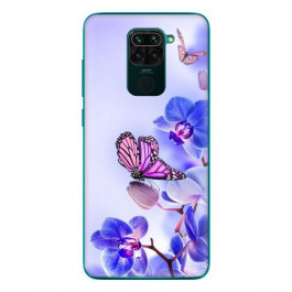   Boxface Silicone Case Xiaomi Redmi Note 9 Orchids and Butterflies 39801-up673