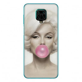 Boxface Silicone Case Xiaomi Redmi Note 9 Pro/9 Pro Max Marilyn Monroe Bubble Gum 39806-up572