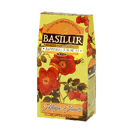 Basilur Черный чай Малина и шиповник картон 100 г