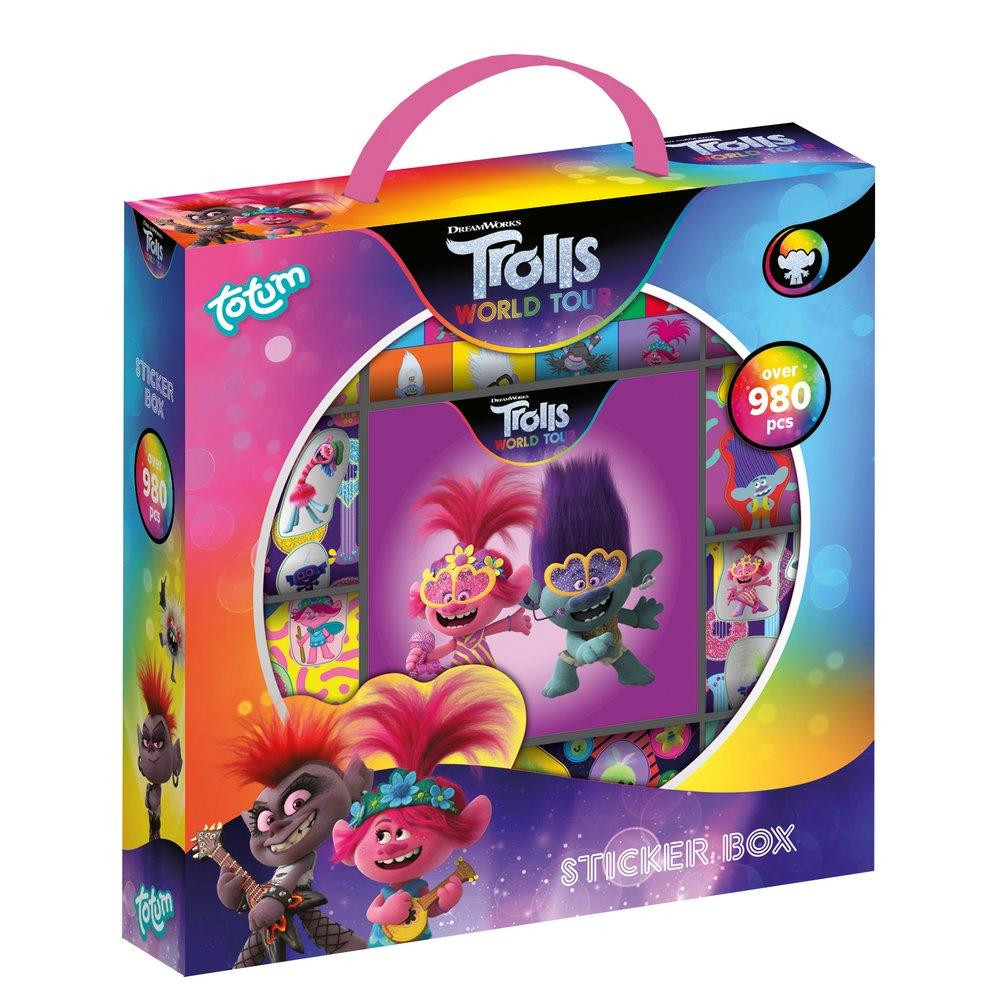 Totum Набор для творчества Trolls World Tour Набор 980 стикеров 770546 - зображення 1