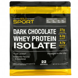   California Gold Nutrition Whey Protein Isolate 907 g /22 servings/ Dark Chocolate