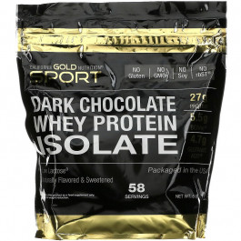   California Gold Nutrition Whey Protein Isolate 2270 g /58 servings/ Dark Chocolate