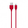 TTEC USB - microUSB 1.2m Red (2DK7530K) - зображення 1