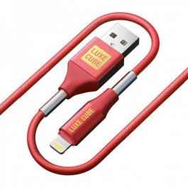 Luxe Cube Armored USB-Lightning 1m Red (8886668686099)