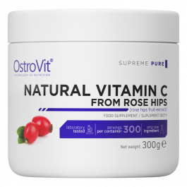 OstroVit Natural Vitamin C From Rose Hips 300 g /300 servings/ Pure