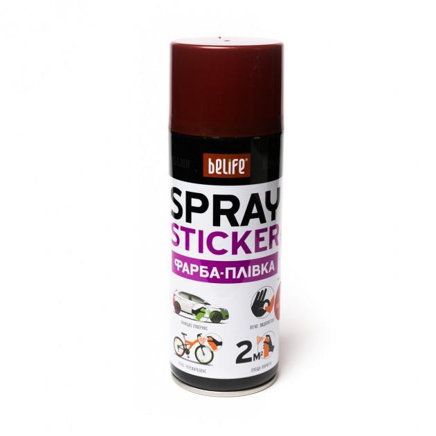 BeLife Жидкая резина красный матовый  Spray-sticker в аэрозольном баллоне (400мл) - зображення 1