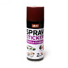 BeLife Жидкая резина красный матовый  Spray-sticker в аэрозольном баллоне (400мл)