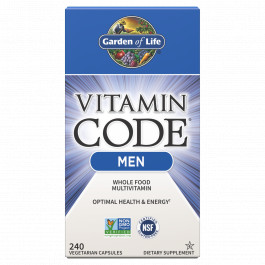 Garden of Life Vitamin Code Men Capsules 240 caps /60 servngs/