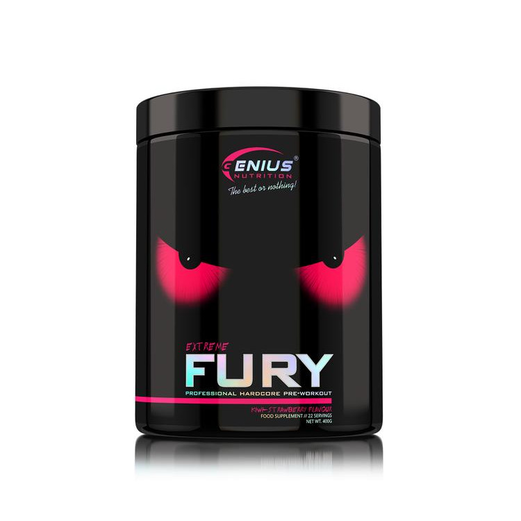 Genius Nutrition Fury Extreme 400 g /22 servings/ Kiwi Strawberry - зображення 1