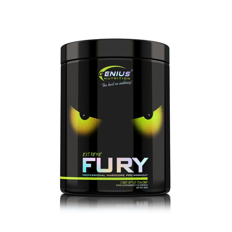 Genius Nutrition Fury Extreme 400 g /22 servings/ Sour Apple - зображення 1