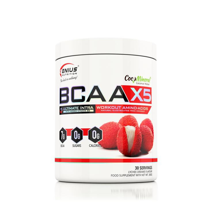 Genius Nutrition BCAA-X5 360 g /30 servings/ Lychee - зображення 1