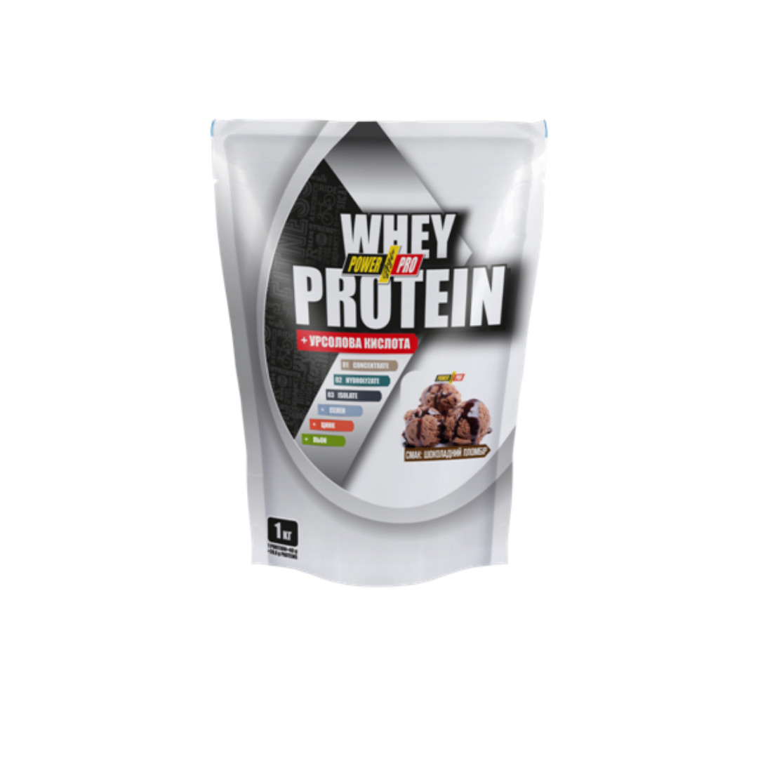 Power Pro Whey Protein 1000 g /25 servings/ Шоколадный пломбир - зображення 1