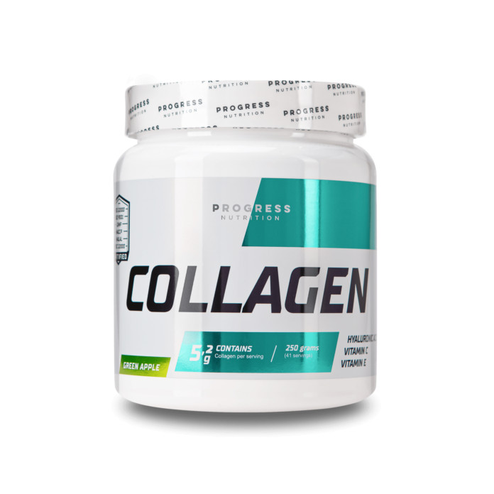 Progress Nutrition Collagen 250 g /41 servings/ Green Apple - зображення 1