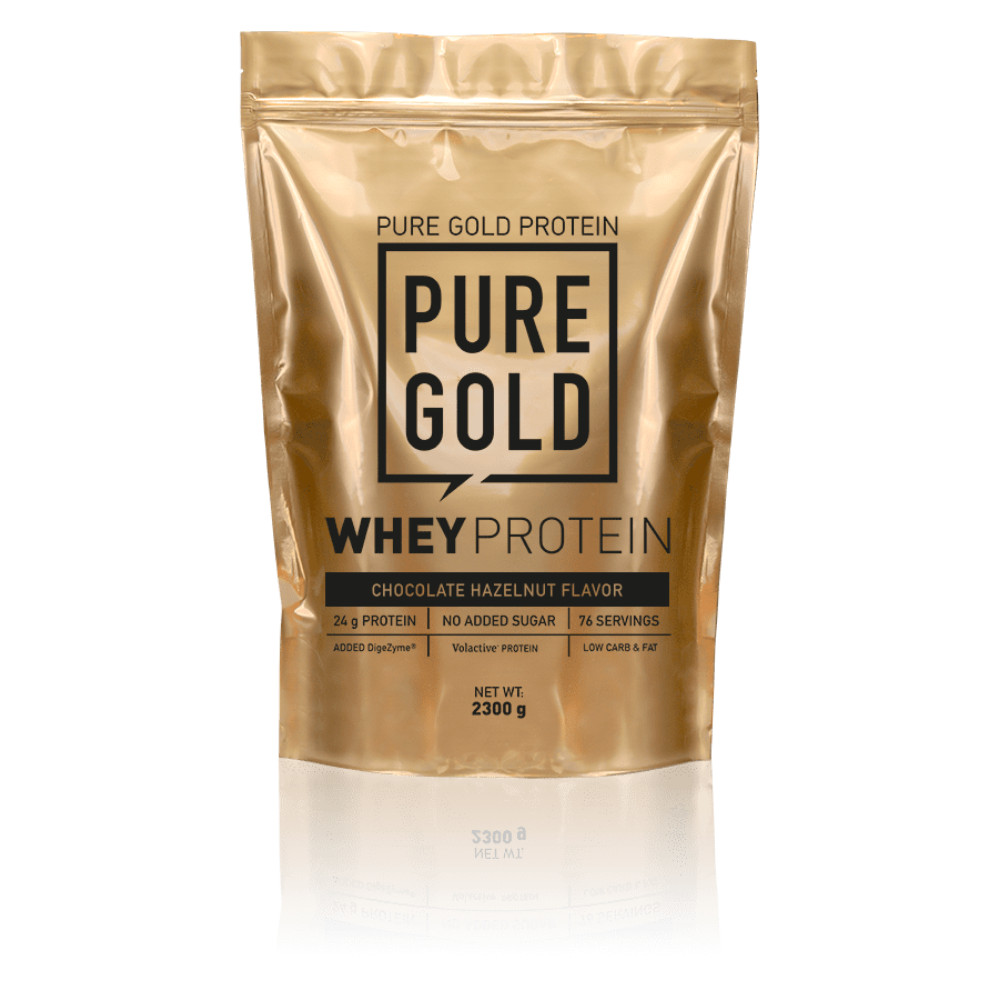 Pure Gold Protein Whey Protein 2300 g /76 servings/ Chocolate Hazelnut - зображення 1