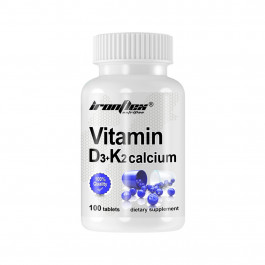 IronFlex Nutrition Vitamin D3 + K2 Calcium 100 tabs