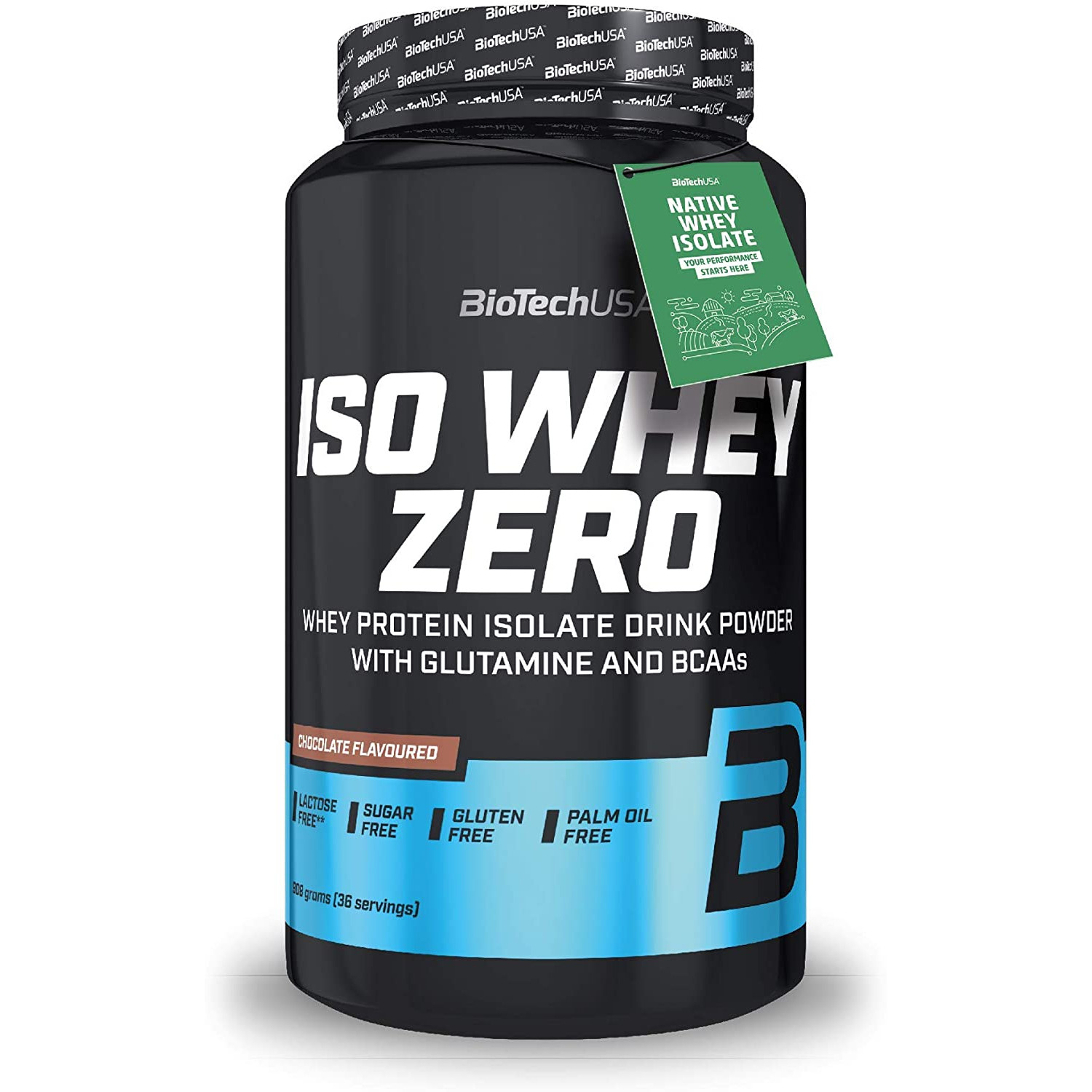 BiotechUSA Iso Whey Zero Limited Edition 908 g /36 servings/ Black Biscuit - зображення 1