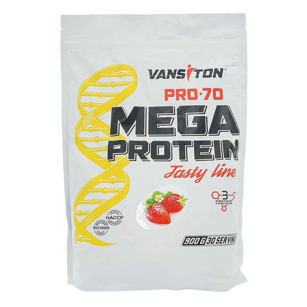 Ванситон Mega Protein Pro-70 /Про-70/ 900 g /30 servings/ Strawberry - зображення 1