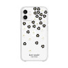 Kate Spade New York Protective Hardshell Case for iPhone 12 Mini Scattered Flowers Black (KSIPH-151-SFLBW) - зображення 2