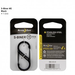Nite Ize S-Biner Size #2-Stainless (SB2-03)