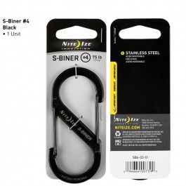 Nite Ize S-Biner Size #4-Stainless (SB4-03)