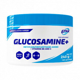 6PAK Nutrition Glucosamine+ 240 g /120 servings/ Unflavored