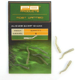 PB Products Изогнутая трубка для крючка ALIGNER LONG SHANK Weed (водоросль) 8 шт. (20522)