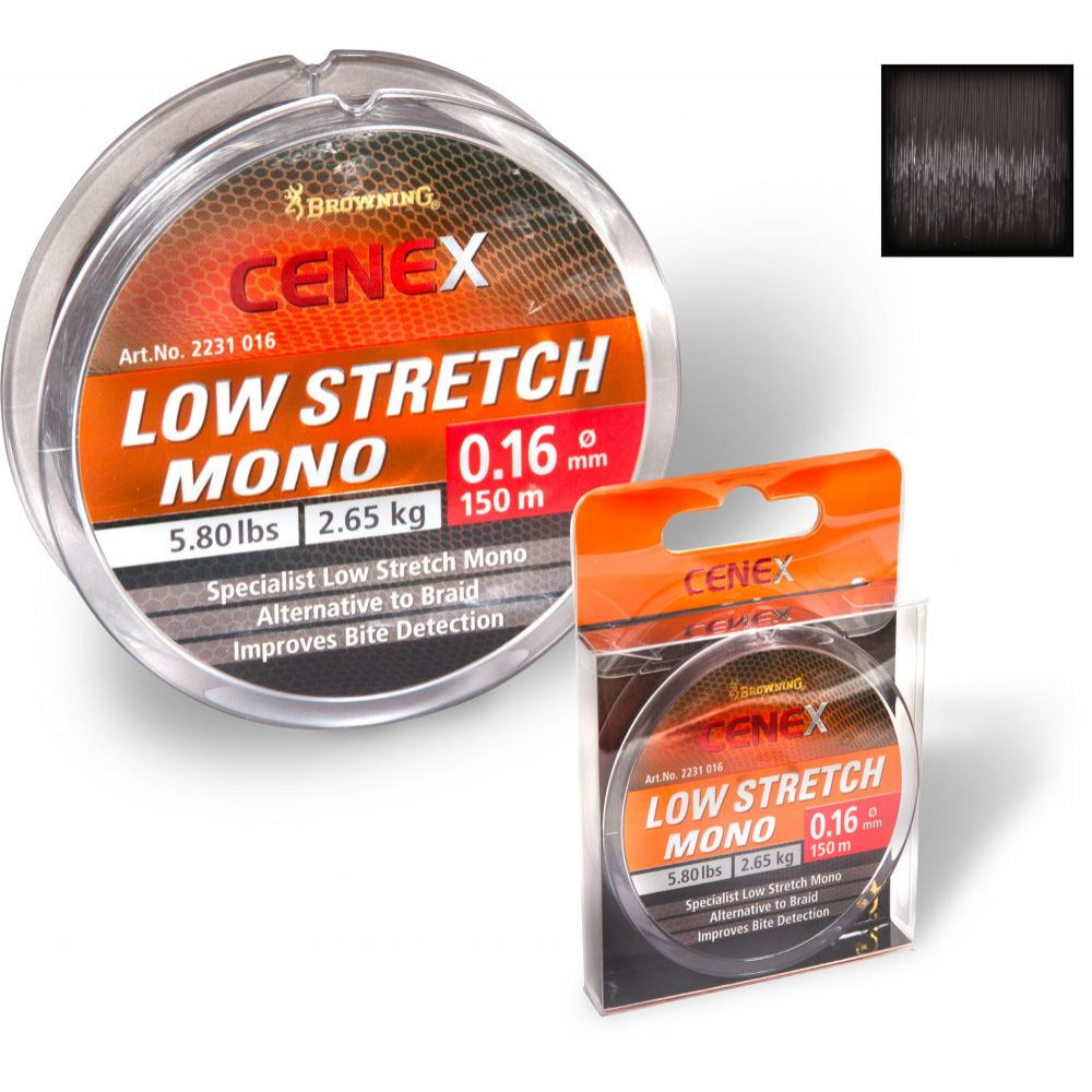 Browning Cenex Low Stretch Mono / 0.18mm 150m 3.15kg (2231 018) - зображення 1