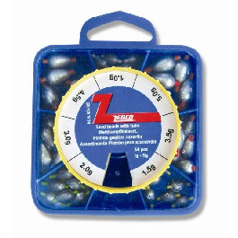 Zebco Набор Lead Beads with Tube Assorted (3–8g) 35pcs
