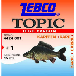 Zebco Topic Carp 4430 №2 (10pcs)