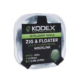 Kodex Zig & Floater Hooklink / 0.25mm 100m 5.8kg