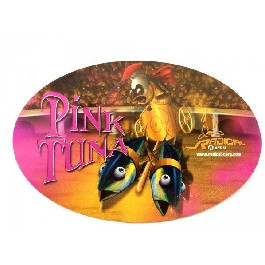 Quantum Наклейка "Pink Tuna" 9,5*14,5cм (9949016)