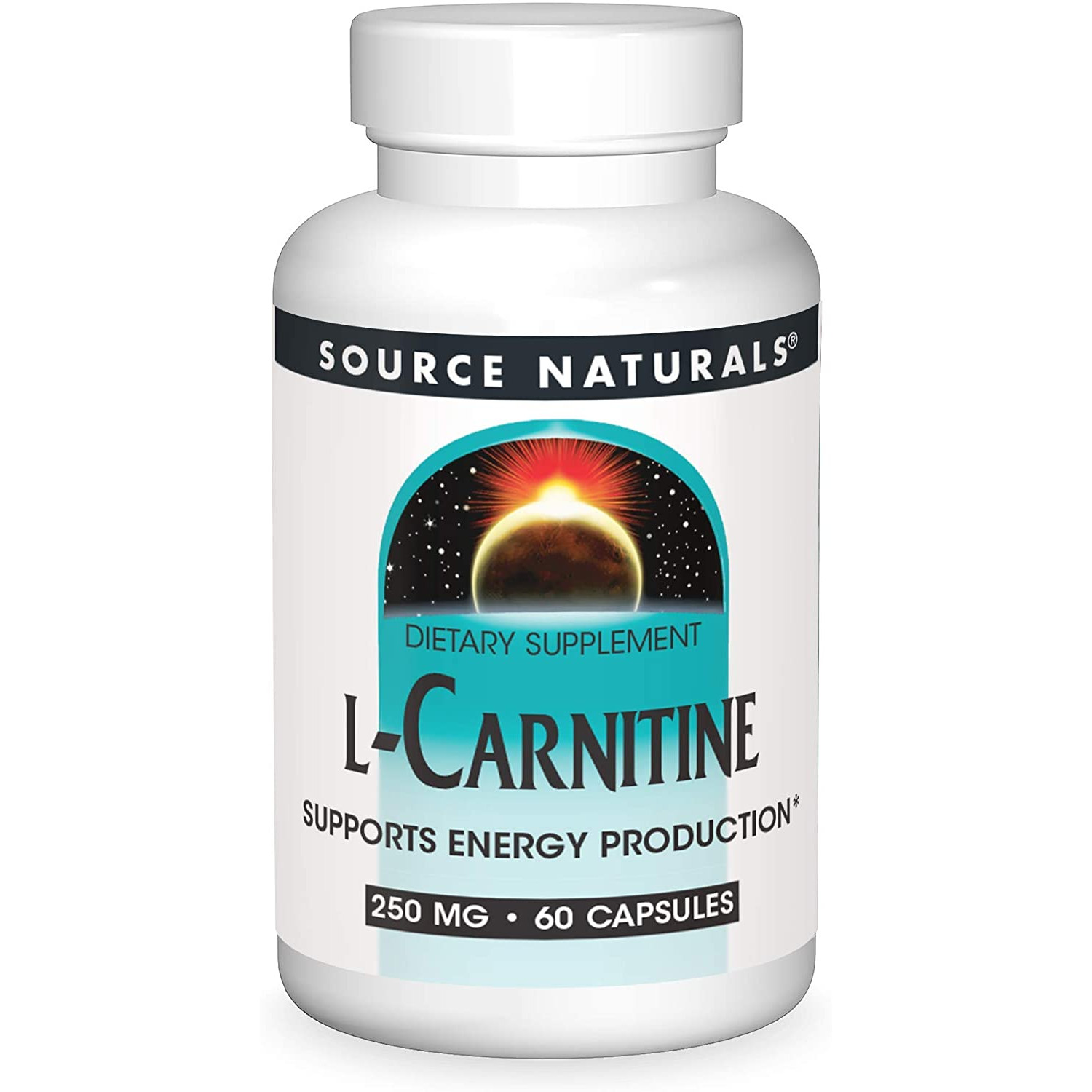 Source Naturals L-Carnitine 250 mg 60 caps - зображення 1