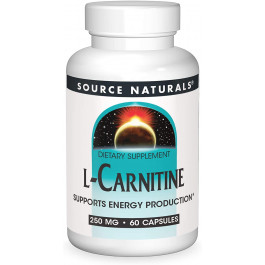 Source Naturals L-Carnitine 250 mg 60 caps